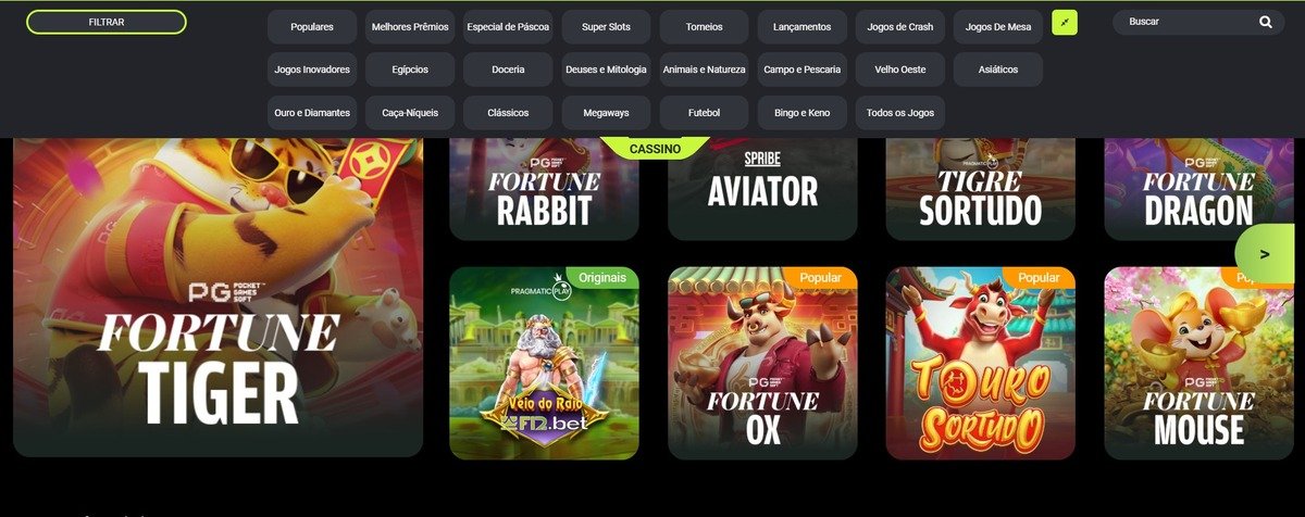 Variety of casino-style game tiles displayed in the phbet login lobby interface